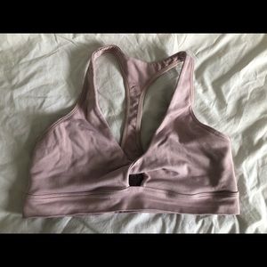 Keyhole yoga bra